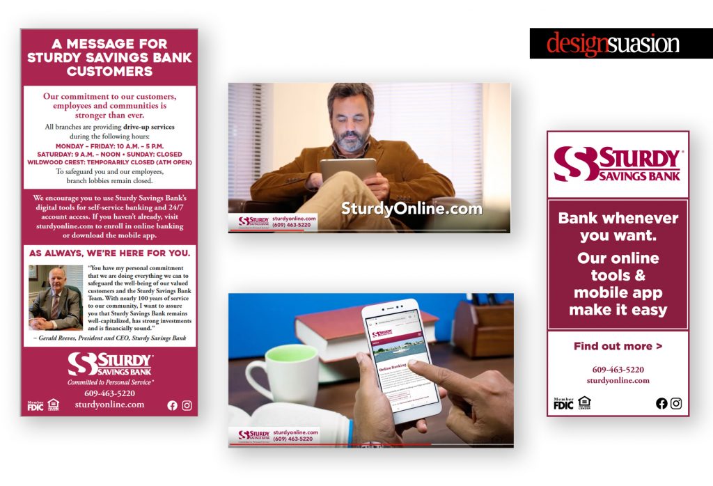 Sturdy Savings Bank-Online-MobileCampaign-DesignSuasionPortfolio