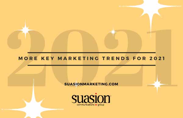 More Key Marketing Trends for 2021