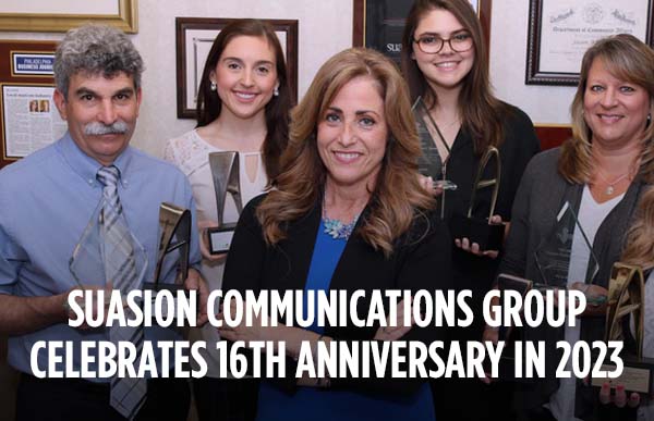 Photo: Suasion Communications Group Celebrates 16th Anniversary in 2023